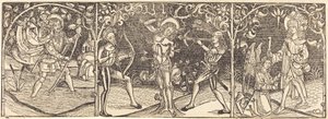 Aziz Christopher, Sebastian ve Roche, c. 1495. by Unbekannt