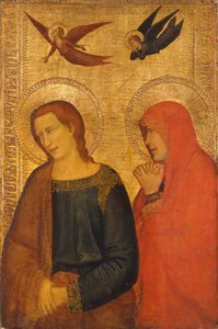 Aziz John the Evangelist ve Mary Magdalene, yaklaşık. 1335-45. by Unbekannt