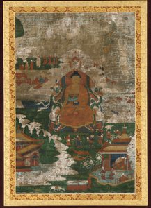 Sakyamuni tahtta oturma ve biyografik sahneler, 18. yüzyıl. by Unbekannt