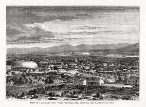 Salt Lake City, Utah, ABD, 1877 by Unbekannt