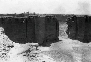 Malwiya kulesinden Samarra şehri, Mezopotamya, 1918 by Unbekannt