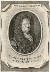 Samuel Pepys, Donanma Kurulu Elçilerinin İngiliz Kâtibi ve günlük yazarı, 1666. by Unbekannt