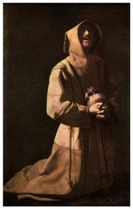 Kutsallık: Meditasyonda Aziz Francis, 1635-1639 1956 by Unbekannt