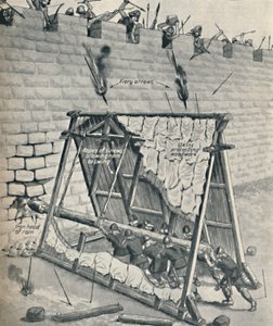 Saksonlar Bir Şehir Duvarını Yıkıyor, c1934 by Unbekannt