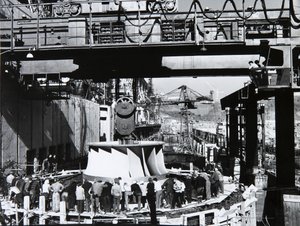 Sayano-Shushenskaya hidroelektrik santrali, SSCB, 1970