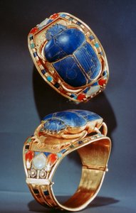 Tutankhamun'un mezarından bok böceği bileziği, MÖ 14. yüzyıl by Unbekannt