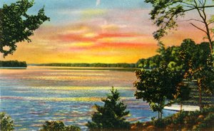 Charlotte, N.C., 1942 yakınlarındaki Catawba Gölü
