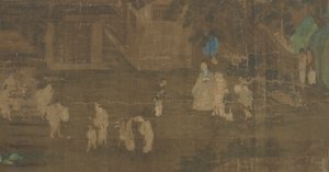 Ünlü Adamların Hayatlarından sahneler bölüm 1, Ming hanedanı, 16-17. yüzyıl. by Unbekannt
