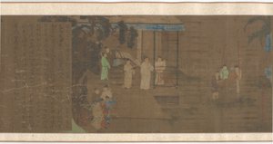 Ünlü Adamların Hayatlarından Sahneler Bölüm 2, Ming Hanedanlığı, 16-17. Yüzyıl. by Unbekannt
