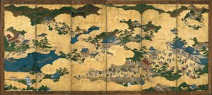 Kyoto ve çevresinden manzaralar, yaklaşık 1690 by Unbekannt