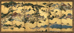 Kyoto ve çevresinden manzaralar, yaklaşık 1690 by Unbekannt