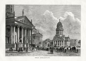 Schiller Platz, Berlin, Almanya, 1879 by Unbekannt