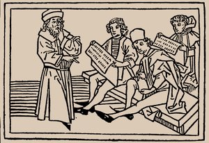 Okul dersleri. İnsan Hayatının Aynasından Rodericus Zamorensis, 1479 by Unbekannt