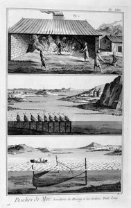 Deniz balıkçılığı, ringa balığı ve sardalye, 1751-1777 by Unbekannt
