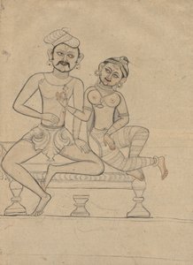 Oturan Çift, c. 1800. by Unbekannt