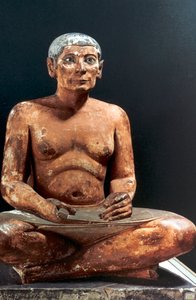 Oturan katip, Eski Mısır, 5. Hanedan, MÖ 2498-2345 by Unbekannt
