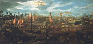 İnebahtı Savaşı 1571 / venez. Mücevher by Unbekannt
