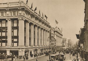Selfridges ve binanın yuttuğu eski Oxford Street mağazalarının sonuncusu, c1935. by Unbekannt