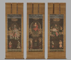 Shakyamuni Üçlüsü: Manjushri ve Samantabhadra