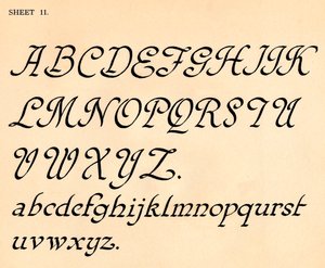 Sayfa 11, bir alfabe portföyünden, 1929 by Unbekannt