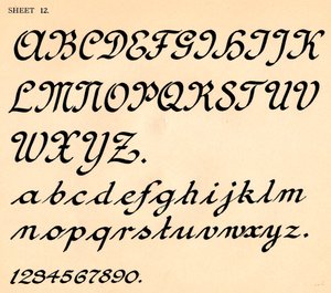 Sayfa 12, bir alfabe portföyünden, 1929 by Unbekannt
