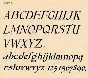 Sayfa 4, bir alfabe portföyünden, 1929 by Unbekannt