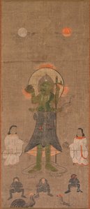Shomen Kongo: Mavi Yüzlü Kongo, 17. yüzyıl. by Unbekannt