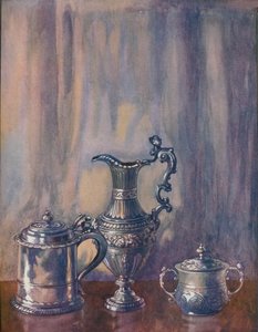 Silver Tankard, 1695, Jug, 1746, Cup and Cover, 1658, c19th Century, 1920. by Unbekannt