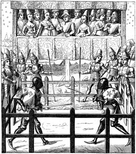 Teke tek dövüş, 15. yüzyıl 1849 by Unbekannt