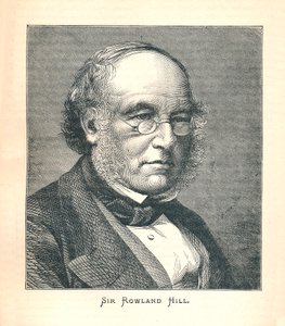 Sir Rowland Hill, Posta Pulunun yaratıcısı, 1893. by Unbekannt