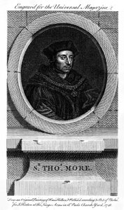 Sir Thomas More, Katolik İngiliz avukat, yazar ve politikacı, 1748 by Unbekannt