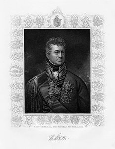 Sir Thomas Picton, İngiliz askeri lideri, 19. yüzyıl by Unbekannt