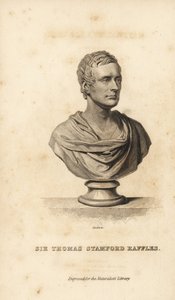 Sir Thomas Stamford Raffles, İngiliz devlet adamı, yazar ve doğa bilimci by Unbekannt