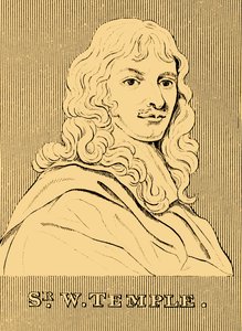 Sir W. Temple, 1628-1699, 1830. by Unbekannt