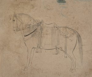 Bir At Kroki, 18. yüzyılın sonlarında. by Unbekannt