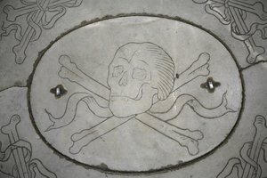 Kafatası ve kemikler Florence İtalya by Unbekannt