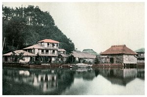 Küçük yazlık otel, Kanazawa, Japonya, 1904 by Unbekannt