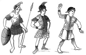 Askerler, c14. yüzyıl 1849 by Unbekannt