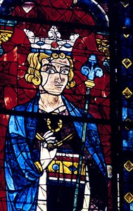 Süleyman, vitray, Chartres Katedrali, Fransa, 1194-1260 by Unbekannt