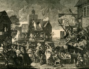 Southwark Fuarı. Hogarths Picture, c1878