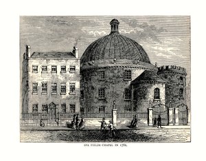 Spa Alanları Şapeli, 1781 by Unbekannt