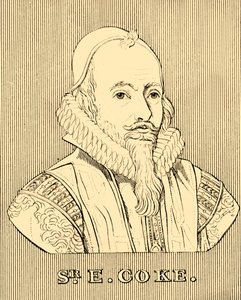 Sr. E. Coke, 1552-1634,1830. by Unbekannt