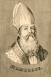 Aziz Ambrose, c340-397, 1830. by Unbekannt