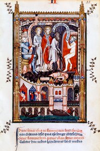 St Denis fırına atılır, 1317 by Unbekannt