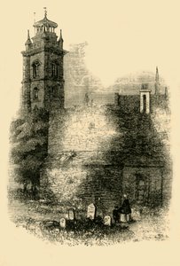 St. Giles, Cripplegate, Eski Duvarı Gösteriyor, c1872. by Unbekannt
