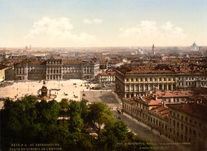 St Isaacs Meydanı, St Petersburg, Rusya, c1890-c1905 by Unbekannt