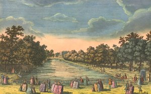St James Parkı ve Buckingham Evi, c1763. by Unbekannt