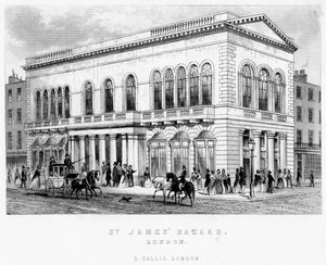 St Jamess Bazaar, Westminster, Londra by Unbekannt