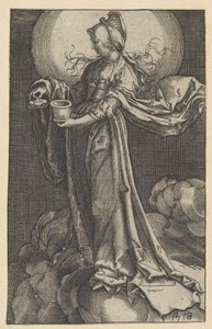 Bulutların üzerindeki St. Mary Magdalene kopyası, 1518 . by Unbekannt