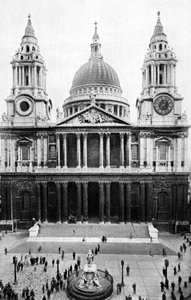 St Pauls Katedrali, Londra, 20. yüzyılın başlarında by Unbekannt